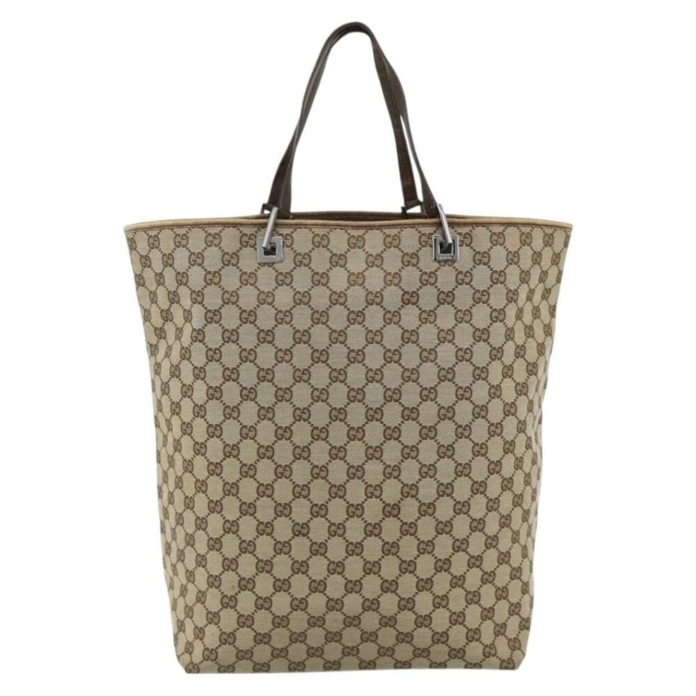Gucci GG Canvas Tote Bag Beige